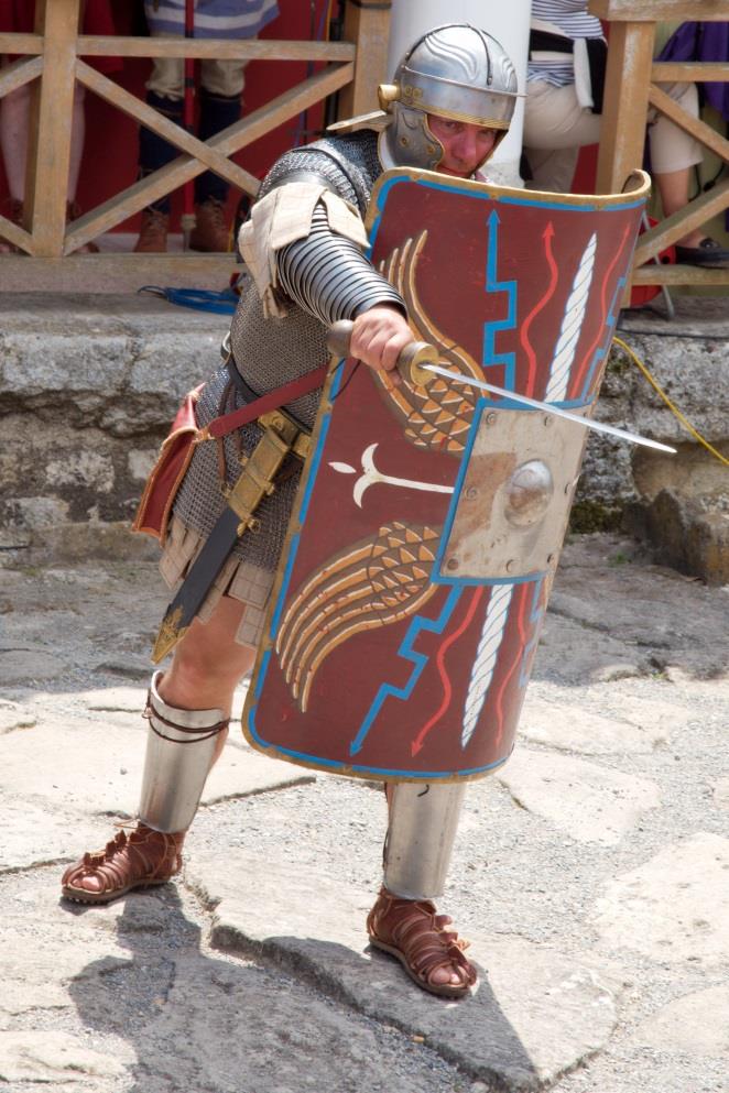 Římský legionář Na obrázcích lze