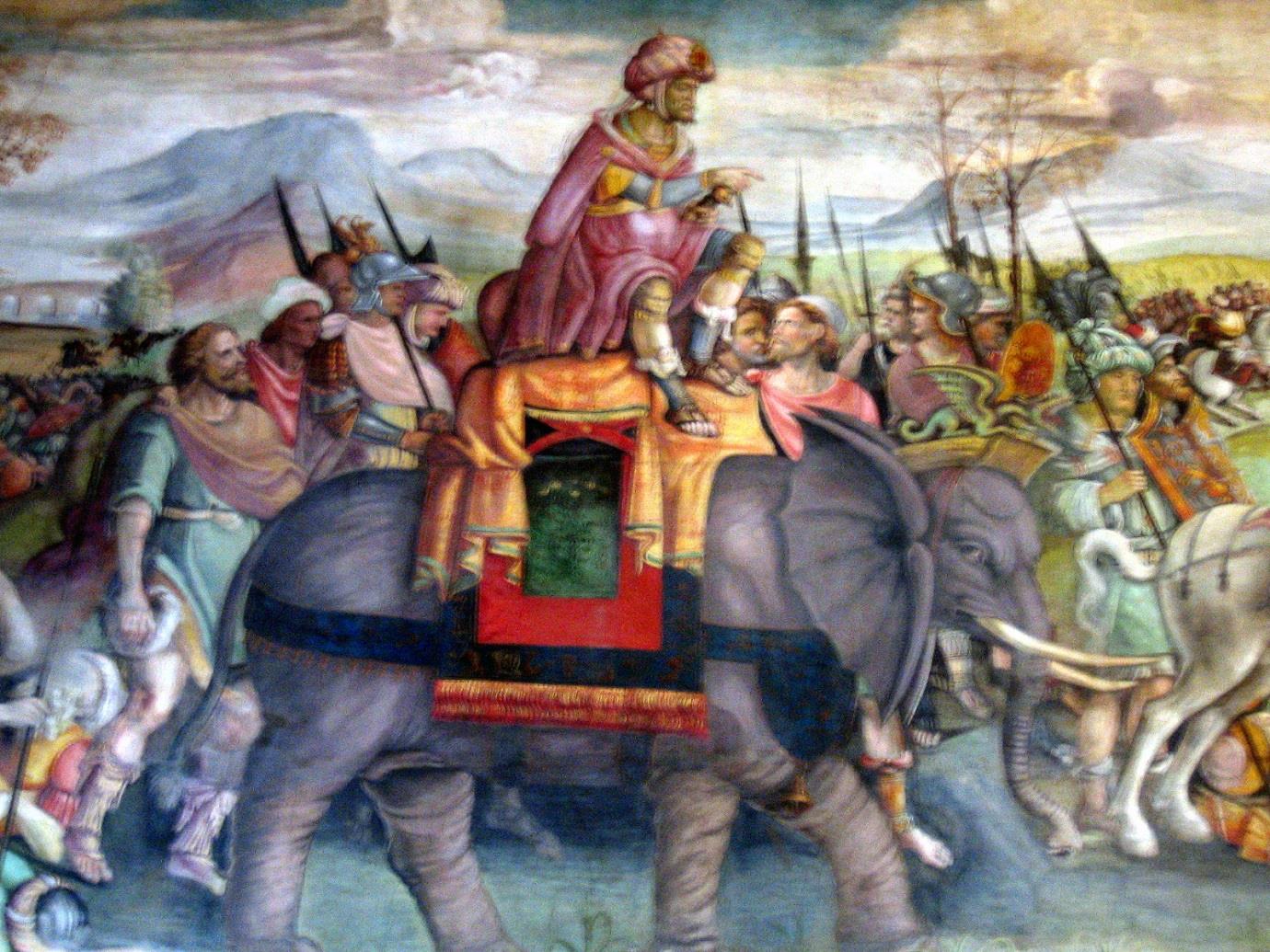 Váleční sloni 6) Součástí Hannibalovy armády byli i váleční sloni, kteří museli přetrpět