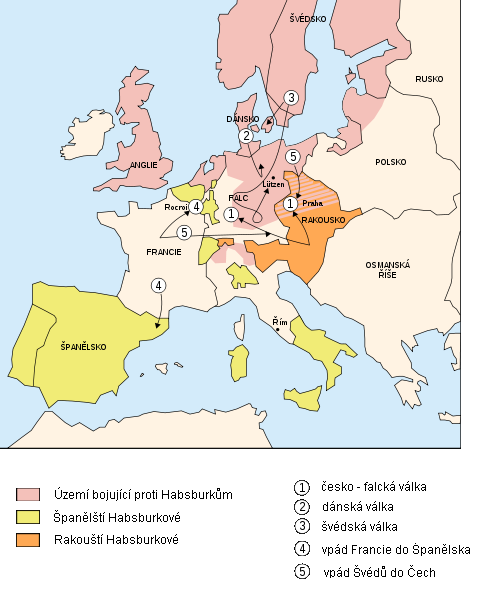 Pracovní list - rešení Konflikt, který v letech 1618-1648 zasáhl Evropu. Na jeho počátku byla pražská defenestrace, která byla i začátkem českého stavovského povstání.