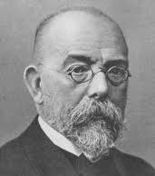 R. Koch (1843-1910) o izolace původce cholery a tuberkulózy o zavedl barvení
