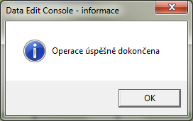 Okno editace konkrétního kontrolního bodu: Po editaci nezapomeňte vše uložit. Jak editační okno, tak i trasu!