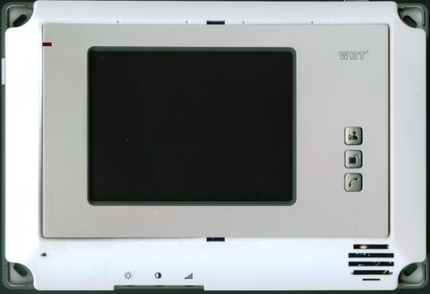 sejměte krycí rámeček WRT DU-05 KZS COLOUR Vnitřní zobrazovací jednotka LCD 1 9 2 2 8 3 4 5 6 7 1 Stavová LED (v