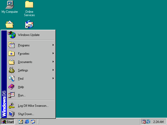 WINDOWS WINDOWS 98 MS-WINDOWS 98 Datum vydání : 25.6.