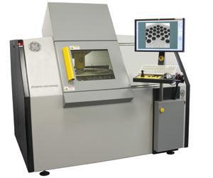 V našem případě bylo použito rentgenové kontrolní zařízení GE PHOENIX X-RAY NANOMEX 180T.