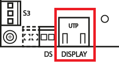 Propojení centrální jednotky s displejem Pro propojení centrální jednotky s displejem použijeme přiložený UTP kabel 8 Hlavní obrazovka 8.