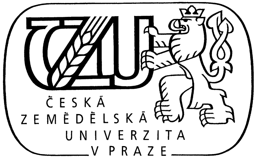 ČESKÁ ZEMĚDĚLSKÁ UNIVERZITA V PRAZE FAKULTA ŽIVOTNÍHO PROSTŘEDÍ KATEDRA VODNÍHO HOSPODÁŘSTVÍ A ENVIRONMENTÁLNÍHO MODELOVÁNÍ
