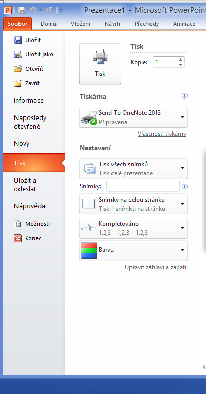 PPTX - Prezentace PowerPoint verze 2007 a vyšší PPT - Prezentace PowerPoint do verze 2003 PDF dokument PDF zachovává formát dokumentu a zajistí možné spuštění na většině systému PPS, PPSX Prezentace,