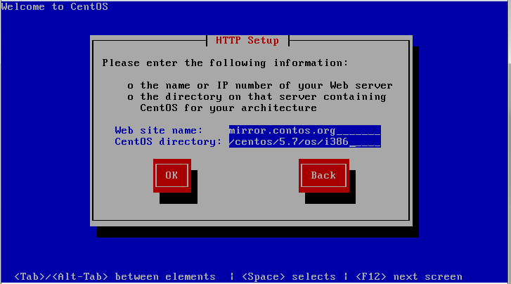 UTB ve Zlíně, Fakulta aplikované informatiky, 2012 59 4. Zvolí se instalace balíčků z http. 5. Povolí se pouze verze IPv4.