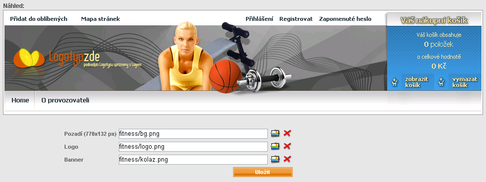 83 / 207 2.2.2. Obrázky v hlavičce obchodu Zde lze kompletně nastavit vlastní vzhled v horní části obchodu. Lze taky snadno umístit vlastní logo, vlastní pozadí a banner.