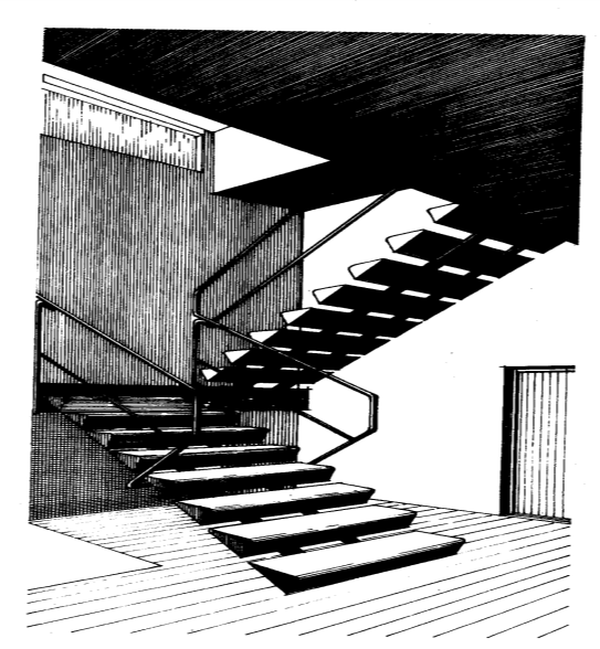 12.1. DŘEVĚNÁ SCHODIŠTĚ schodiště s ocelovými schodnicemi a dřevěnými masivními stupni Schodiště s ocelovými schodnicemi a