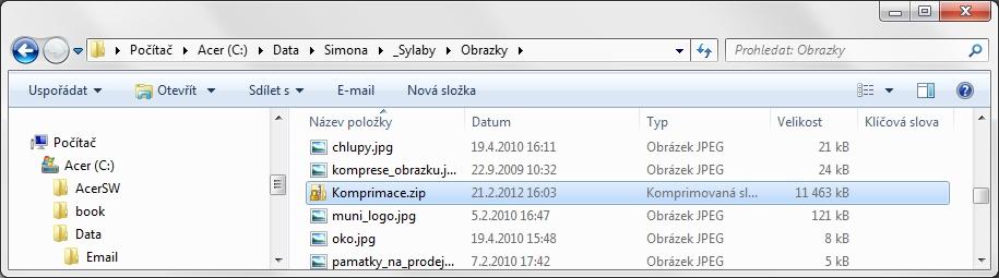 Jak jednoduše komprimovat (balit) a dekomprimovat (rozbalovat) Kromě specializovaných programů pro komprimaci, jako je WinZip, WinRAR, PowerArchiver apod.
