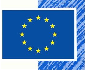 Při jednobarevném zobrazení se symbol Evropské unie používá následujícím způsobem: Při použití černé barvy se obdélník ohraničí černě a na bílém pozadí se vytisknou černé hvězdy.