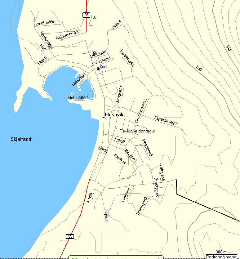 5.7. 2008 (sobota) Husavík / Tjörnes (záliv s domem) RG