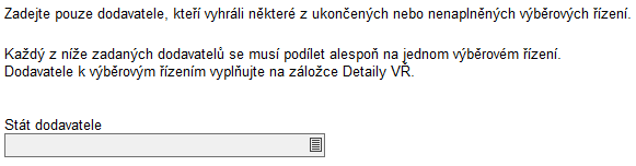 Pokud došlo k podepsání dodatku s dodavatelem, žadatel zatrhne checkbox záložce Detaily k VŘ. a příslušné informace žadatel doplní relevantní data na POZOR!