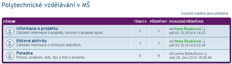 Poradna Poradna slouží pro uživatele portálu za účelem pokládání dotazů a vyhledávání odpovědí.