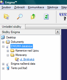 Dvojklikem na odkaz ul. Brněnská měření kdykoliv otevřete.
