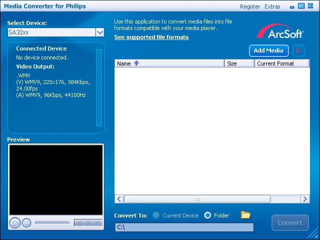 3.5 Přenos hudby a obrázků Pomocí aplikace Windows Media Player můžete přenášet hudební a obrazové soubory do přehrávače.