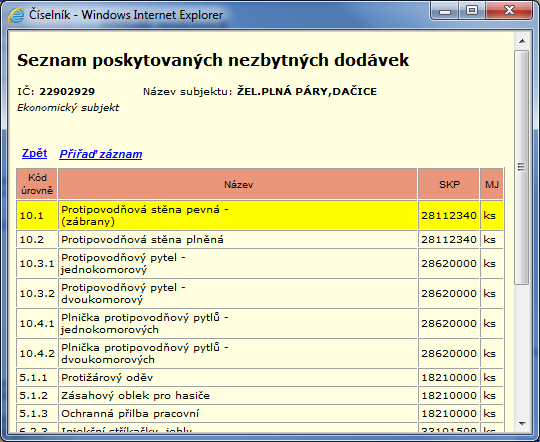 Zpět návrat bez uložení na stránku Smlouvy. Ulož uložení vyplněných údajů. Storno zruší údaje zapsané po posledním uložení.