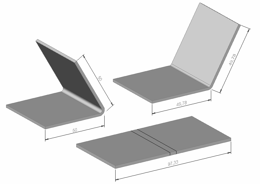 Zde je textový ekvivalent: BricsCAD > Prvky plechového dílu První 4 řádky jsou momentálně povinné v uvedeném znění. Na první řádce musí být název programu - BricsCAD.