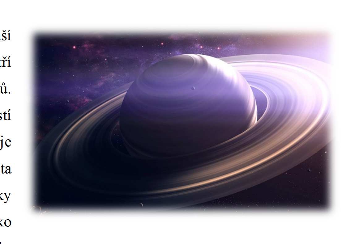 Planeta Saturn je známá hlavně díky svým prstencům, které jako první pozoroval Galileo Galilei. g) Uran Obrázek 10. Planeta Uran Uran je sedmou planetou Sluneční soustavy.