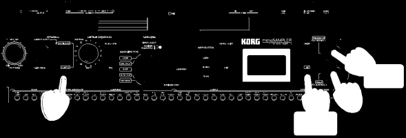 Referenční manuál Přehrávání samplů U microsampleru se klaviatura vyuţívá ke hraní samply. Klaviatura můţe fungovat v jednom ze dvou reţimů: Keyboard nebo Sample.