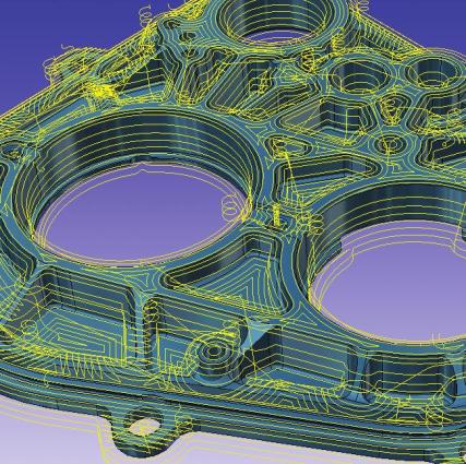 cam 3D Obrábění podle vzorů Pro rychlé programování se používají Vzory, které obsahují definice nástrojů, operací, posuvů, otáček, třísek atd.