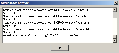 Klikněte na tlačítko OK. Program se otevře a zobrazí se zpráva, že data jsou starší než 30 dnů, zda chcete program aktualizovat. Stiskněte tlačítko Ano. Zobrazí se okno Nastavení.
