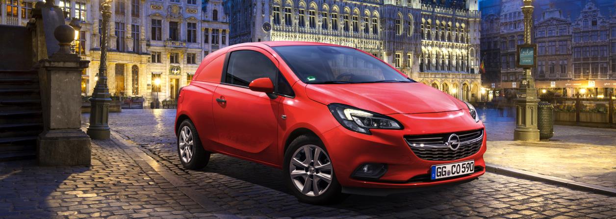 NOVÝ OPEL Corsa Van již za 181 100 Kč Vaš užitkový vůz Opel = Vaše výhoda * Záruka BASIC 5 let a nebo 150 000 km (2 roky komplet + 3 roky motor, rozvodovka, převodovka) * Záruka KOMPLET 5 let a nebo