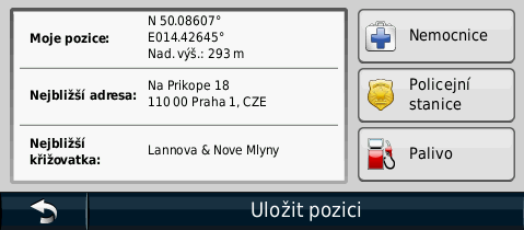 Oblíbené Všechna svá oblíbená místa si můžete uložit do oblíbených položek. Do oblíbených položek si můžete uložit také svou domovskou destinaci.