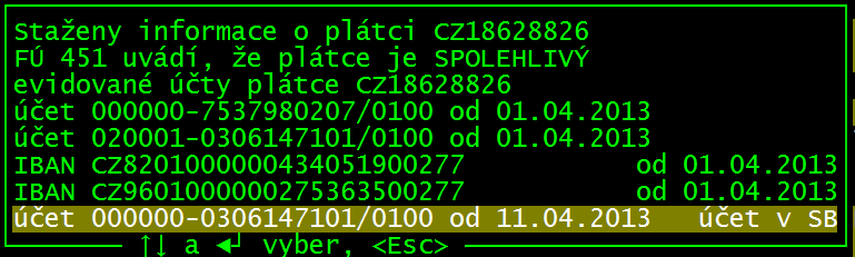 Novinky v SB KOMPLET - DOS Provozování SB KOMPLET SB KOMPLET verze DOS lze spouštět na všech 32 bitových operačních systémech (Windows 7, Windows 8, Windows 10) Při používání true typových písem