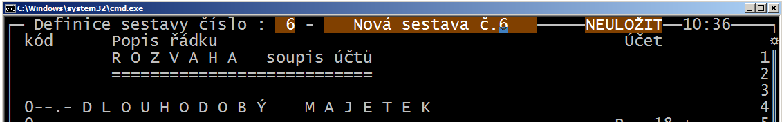 Přidání volitelné sestavy V Služby/prostředí nastavit počet na 40 Ve volitelných sestavách importovat další sestavy. Soubor Def_2016.