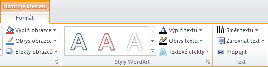 L 14 Textové pole Textové pole Vložení WordArtu Změna velikosti Jak
