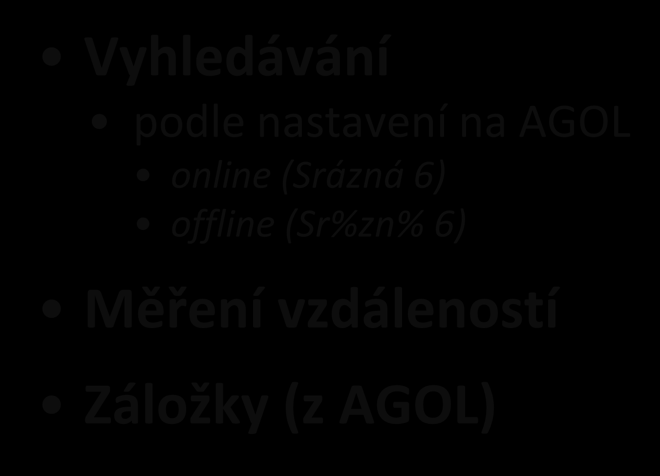 9. Další funkce Vyhledávání