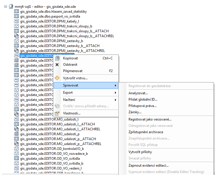 3. Jak začít ArcGIS Online a feature služby feature služba pro offline editaci ArcGIS for Server (10.2.