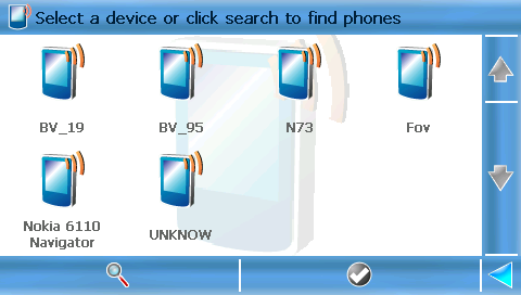 Aktivace a deaktivace spojení Bluetooth Pro navázání spojení Bluetooth zvolte Hlavní menu > Telefon > Zapnout Bluetooth. Volba Spojit s telefonem je nyní k dispozici.