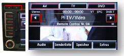 Zadání IR kódu zdroje video signálu Pokud je k AV vstupu připojen externí zdroj video signálu, je zapotřebí zadat jeho IRkód, aby jej bylo možné ovládat prostřednictvím tlačítek na řídící jednotce.
