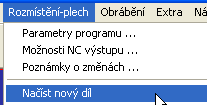 Zavřete dialogové okno: V grafickém okně bude zobrazena grafika plechové tabule (barvy lze nastavit).