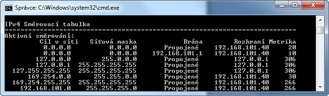 Z tabulky se vyberou všechny vyhovující záznamy (jejichž prefix vyhovuje cílové adrese datagramu). 2.