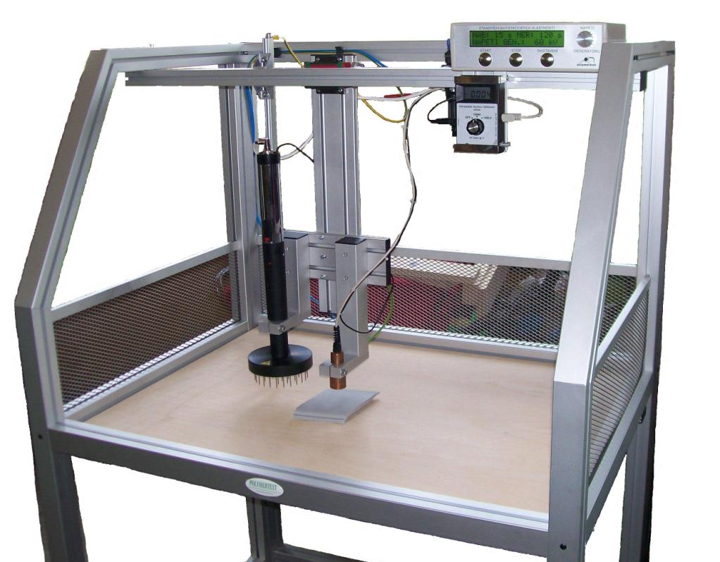 Cílem tohoto testu je hodnotit schopnost dílů vybíjet elektrostatický náboj.