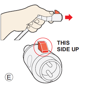 Používání čističe bazénů Zástrčky Typ I Abyste zastrčili kabel (obr. A) do zásuvky na elektrickém zdroji (obr. B), proveďte následující: 1. Připravte zástrčku, jak je vidět na obr.