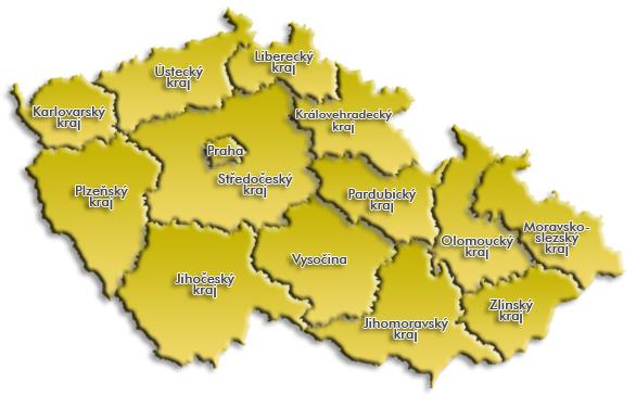 2 Charakteristika Kraje Vysočina Obrázek 1: Mapa České republiky Zdroj:[ 18] Obrázek 2: Mapa Kraje Vysočina Zdroj:[31] 2.