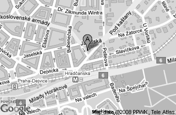 Kavárna POTRVÁ se nachází asi 3 minuty chůze ze stanice metra A Hradčanská (východ Bubenečská). Za železničním přejezdem doprava a pak asi 100m rovně ulicí Pod Kaštany.