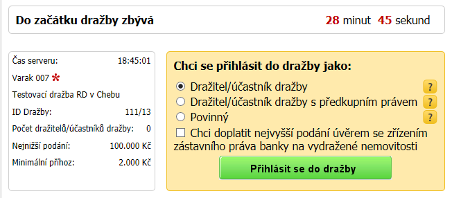 Dražební manuál Nedobrovolná/dobrovolná dražba dle o.s. ř. Prostudujte menu Jak dražit a Všeobecné podmínky Zaregistrujte se, rozlišujte fyzickou a právnickou osobu, evidenci SJM a SV.