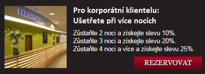 Obrázek 5 Hotelová doprava pro korporáty zdarma Zdroj: vlastní zpracování Hosté, kteří čerpají tento balíček, mají po celou dobu pobytu hotelovou dopravu po Praze zdarma.