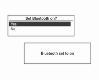 226 Telefon Pomocí multifunkčního ovladače zvolte Phone Menu (Nabídka telefonu) Bluetooth settings (Nastavení Bluetooth) a potom stiskněte multifunkční ovladač.