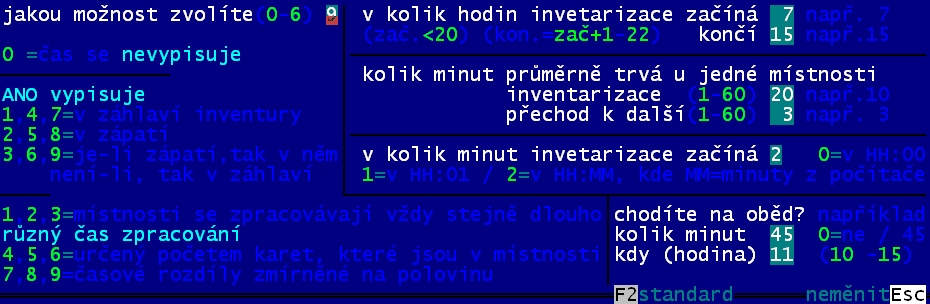 jakém čase) byla provedena inventarizace konkrétní jedné místnosti.. Proto jsme vytvořili zcela novou funkci při inventarizaci.