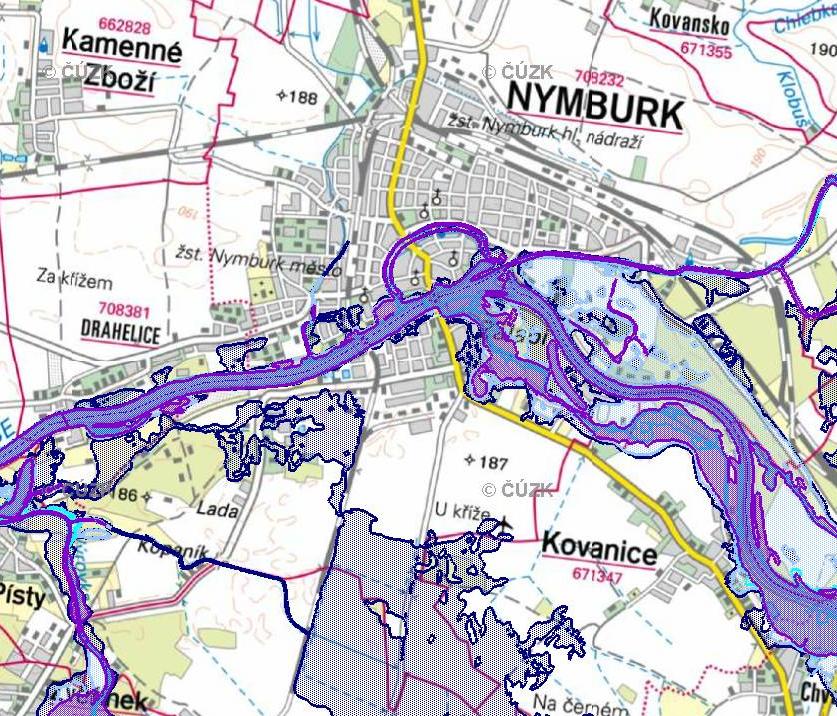 Město Nymburk ovlivňují záplavová území řeky I/58 Labe, - OSTRAVA Výrovky ULICE PLZEŇSKÁ,