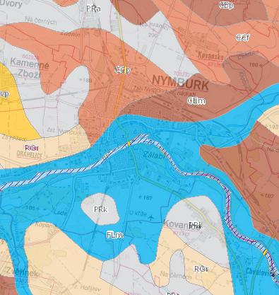 Obr. 3.10: Půdní mapa (zdroj Národní geoportál INSPIRE) Legenda: 3.2.6 Ochrana přírody V k.ú.