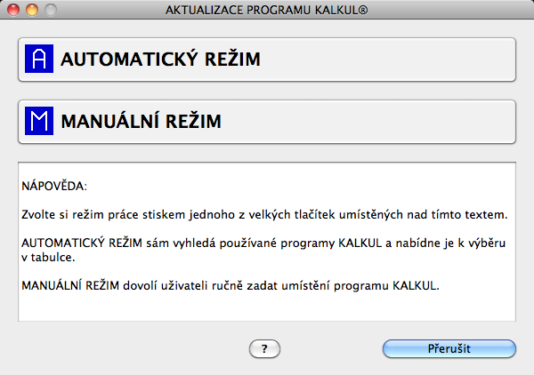 instalační program KALKINSW. Podrobný návod k ovládání programu KALKINSW nadete na našem webu www.kalkul.