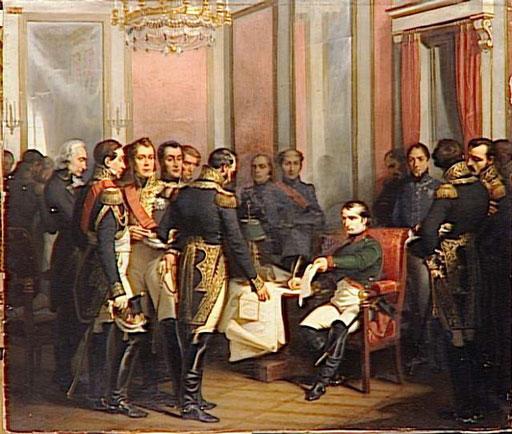 Jak se dostal Napoleon na Elbu? 11.dubna 1814 byl Napoleon donucen podepsat svoji abdikaci ( byl donucen odstoupit ze své moci).